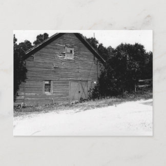 old shed postcard