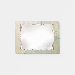 Old sheet post-it adhesive notes