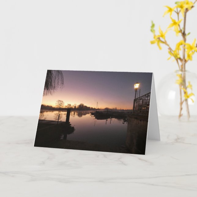 Old Shepperton Card (Yellow Flower)