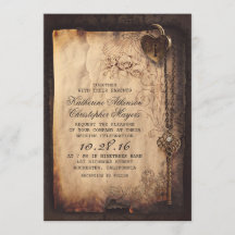Old Skeleton Key Vintage and Gothic Wedding