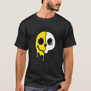 Old Skool Forever Skull Face Original Raver Raving T-Shirt