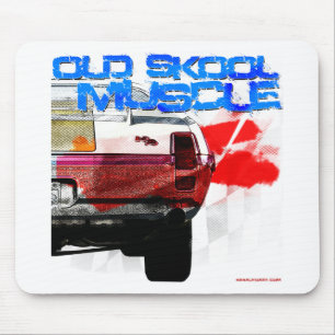 Old Skool Muscle Mouse Pad