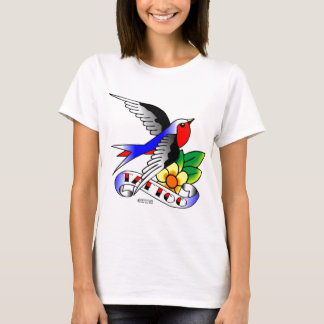 Old Skool Swallow Tattoo T-Shirt