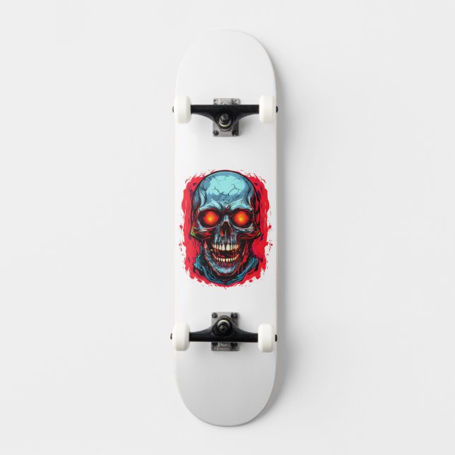 Old Skull Skateboard (Front)