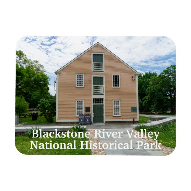 Old Slater Mill  Magnet (Horizontal)