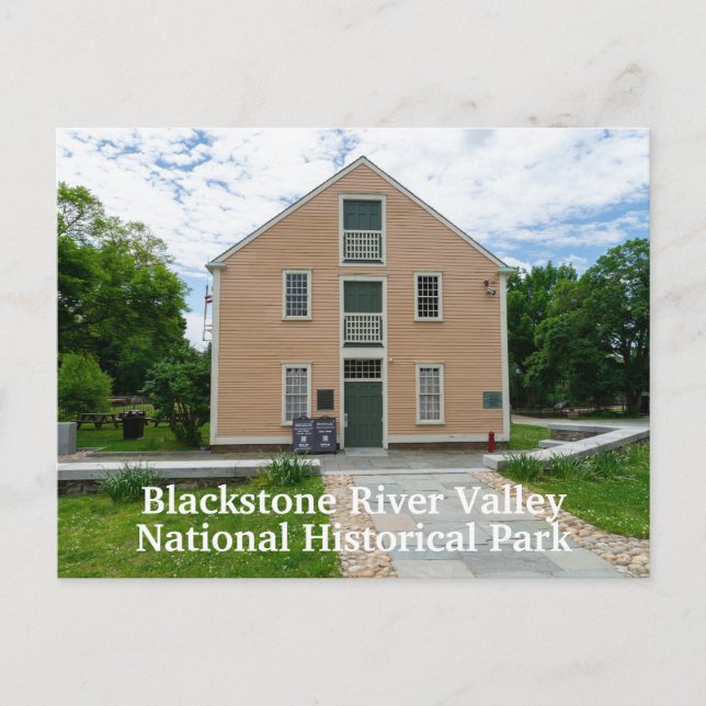 Old Slater Mill Postcard (Front)