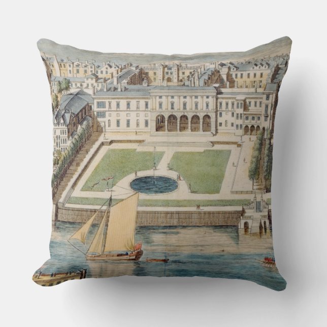 Old Somerset House on the Strand, engraved by Jean Cushion (Front)