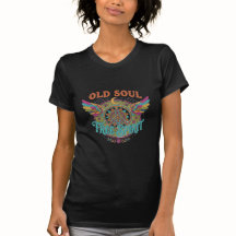 Old Soul, Free Spirit vintage 70's Style T-Shirt