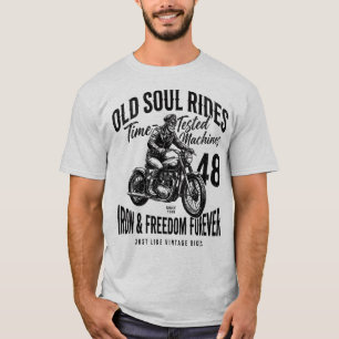 Old Soul Rides – Iron & Freedom Forever Vintage  T-Shirt