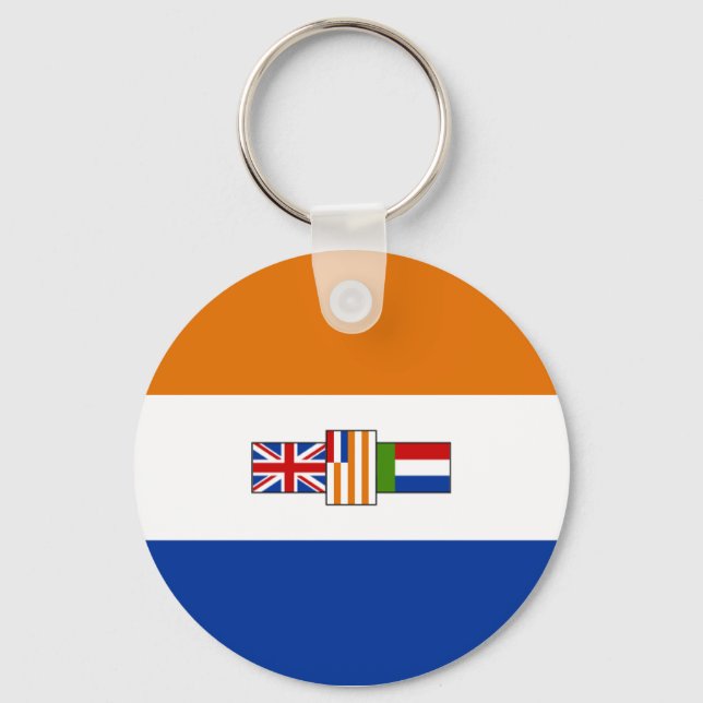 Old South African Flag Key Ring (Front)