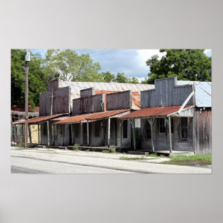 Old South Texas Weesatche Poster