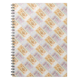 Old Soviet one ruble banknote Notebook
