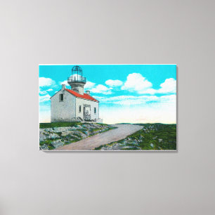 Old Spanish Lighthouse at Point Loma Canvas Print