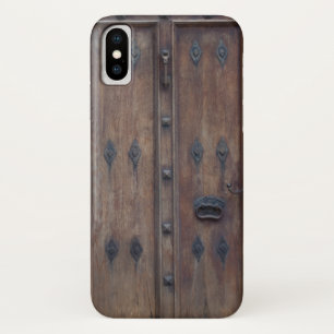 Old Spanish Wooden Door with Bolts iPhone X Case