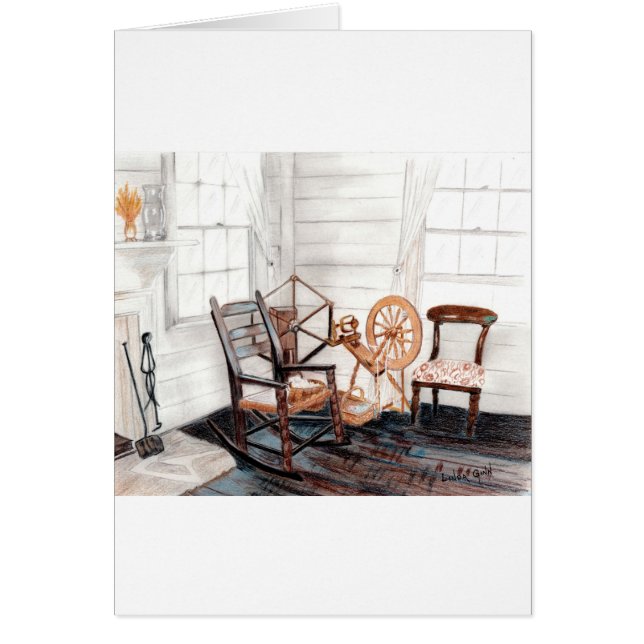 Old Spinning Wheel (Front)