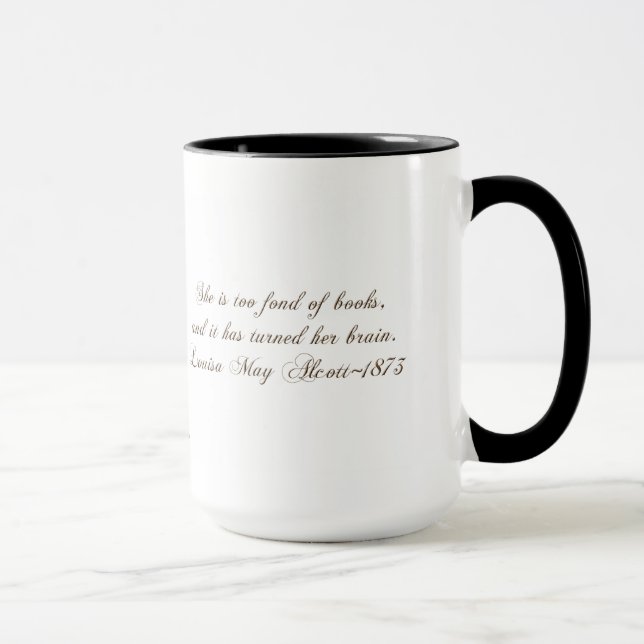 Old stack of books-with quote mug (Right)