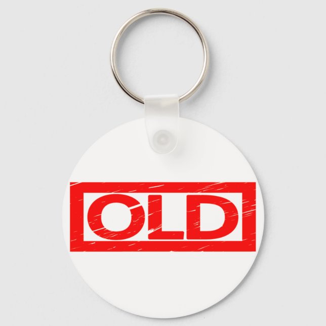 Old Stamp Key Ring (Front)