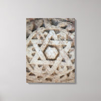 Old Star of David carving, Israel