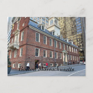 Old State House in Boston Massachusetts Postcard