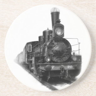 Old steam locomotive coaster