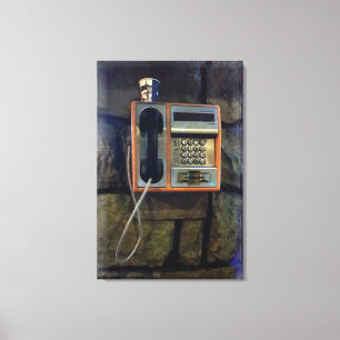 Old Street Telephone Canvas Print