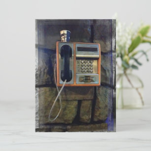 Old Street Telephone Holiday Card