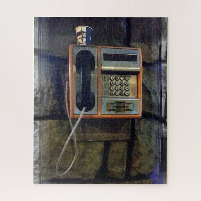 Old Street Telephone Jigsaw Puzzle (Vertical)