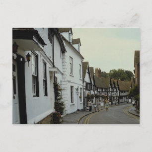 Old street, Warwick, Rhode Island, U.S.A. Postcard