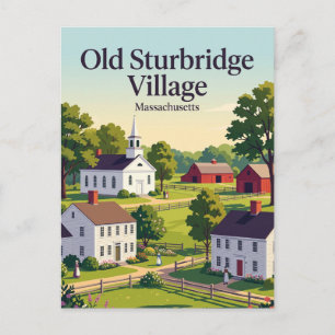 Old Sturbridge Village Massachusetts Postcard