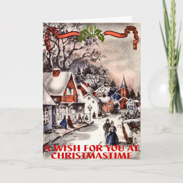 Old Style Christmas Card (Front)