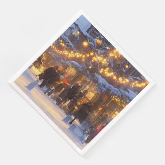 Old Style Christmas Napkin