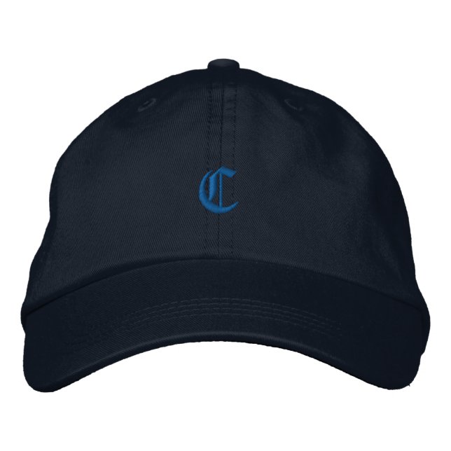 Old Style Letter C Embroidered Hat (Front)