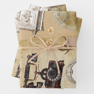 Old style vintage wrapping paper 