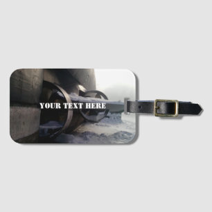 Old Submarine Luggage Tag