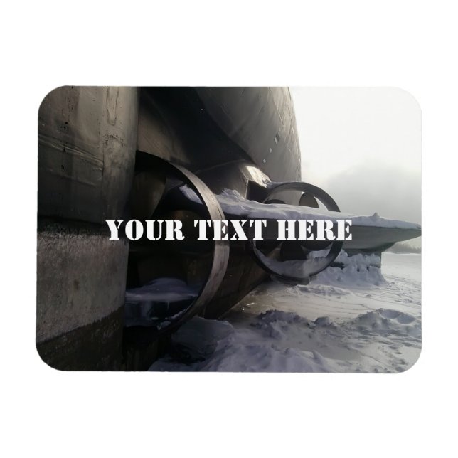 Old Submarine Magnet (Horizontal)