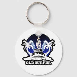 Old Surfer Key Ring