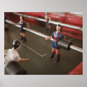 Old table football player poster