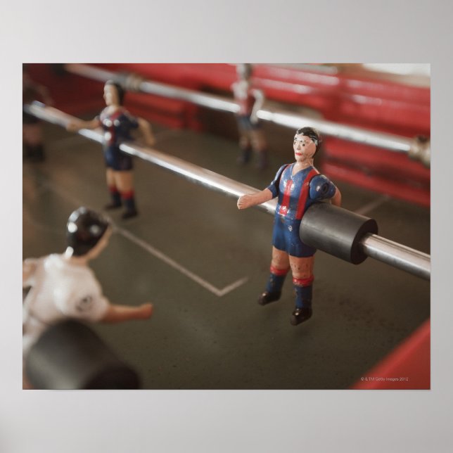Old table football player poster (Front)