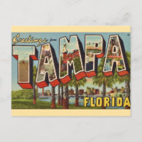 Old Tampa Florida Greeting