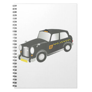 Old Taxi Spiral Notebook