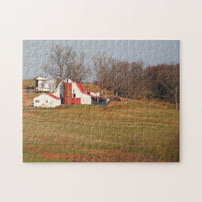 Old Tennessee Barns. Jigsaw Puzzle (Horizontal)