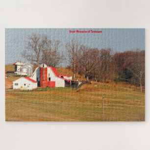 Old Tennessee Barns. Jigsaw Puzzle