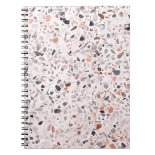 Old terrazzo texture, hamper pattern. notebook