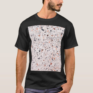 Old terrazzo texture, hamper pattern. T-Shirt