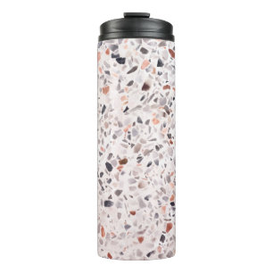 Old terrazzo texture, hamper pattern. thermal tumbler