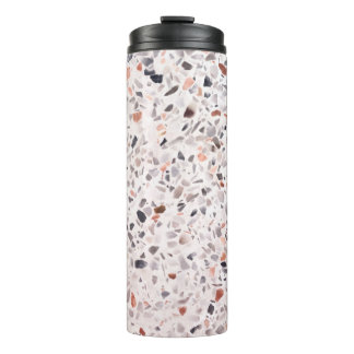 Old terrazzo texture, hamper pattern. thermal tumbler