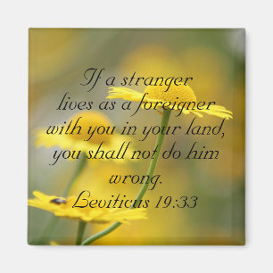 Old Testament Bible Scripture Quote – Leviticus Magnet