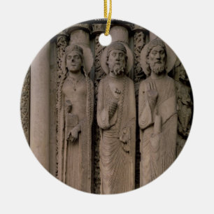 Old Testament figures, from the north embrasures o Ceramic Tree Decoration