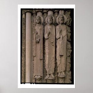 Old Testament figures, from the north embrasures o Poster