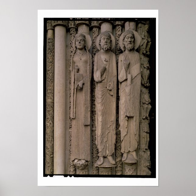 Old Testament figures, from the north embrasures o Poster (Front)